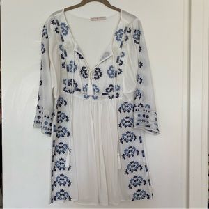 Embroidered summer dress